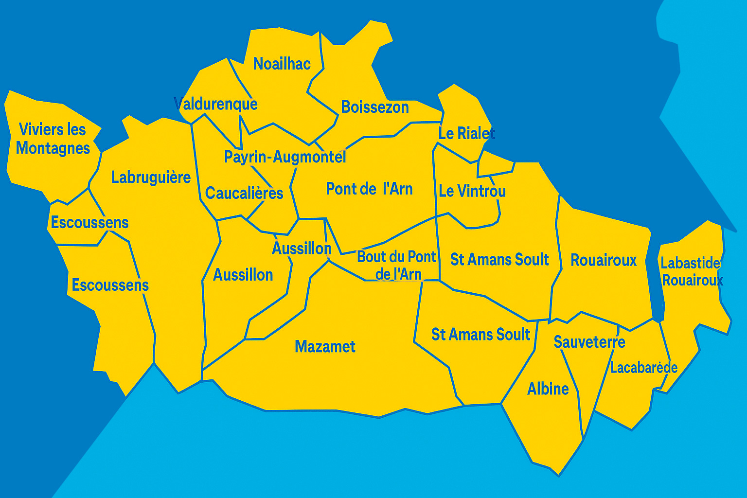 Zones d'intervention